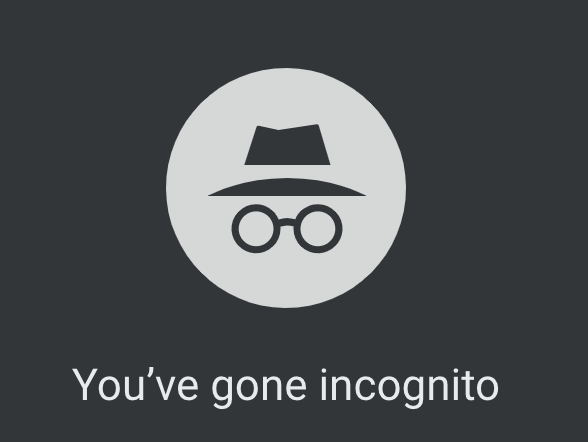 Incognito window